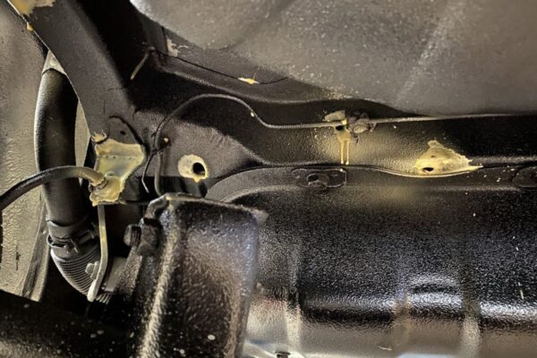 Nissan Figaro antirust wax treatment
